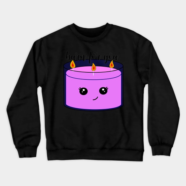 Candle Crewneck Sweatshirt by MrsCathyLynn